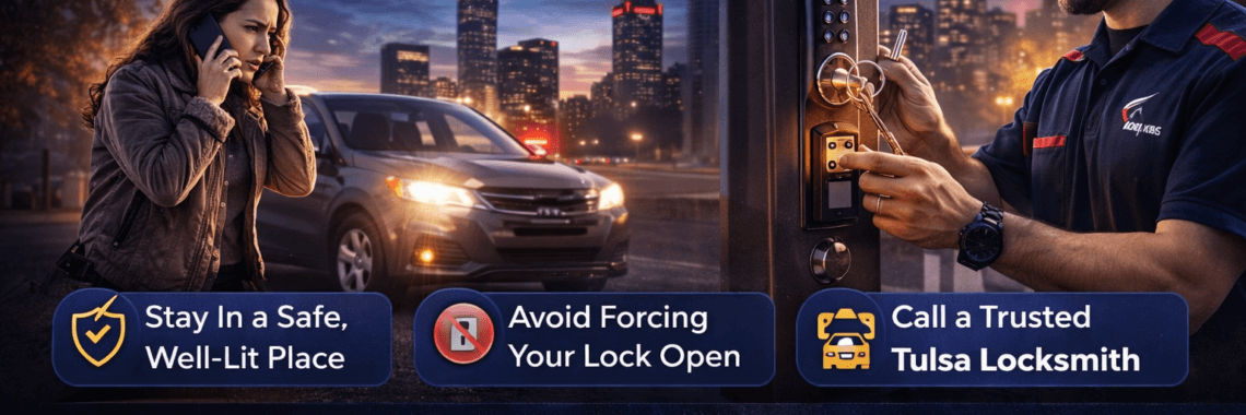 Locked Out at Night in Tulsa? Here’s What You Should Do