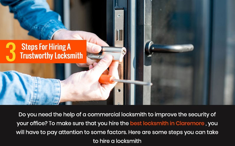 Infographic: 3 Steps For Hiring A Trustworthy Locksmith